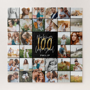 Puzzle Nouveau 100e anniversaire multi photo script cadea