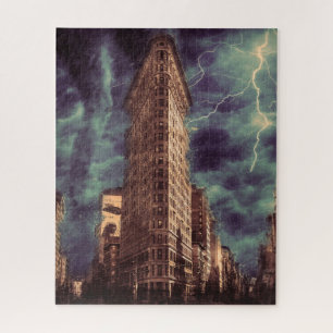 Puzzle Nouveau bâtiment Flatiron de New York.