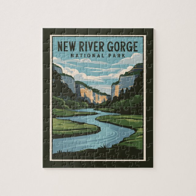 Puzzle Nouveau Parc national de la Gorge-de-la-rivière Il (Vertical)