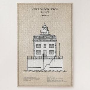 Puzzle Nouveau phare London Ledge - Connecticut - SBD