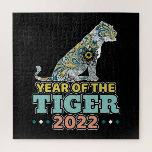Puzzle Nouvel An chinois 2022 - Tigre blanc