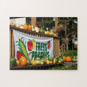 Puzzle Nouvelle-Angleterre Country Farm Stand Automne