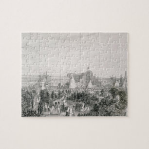 Puzzle Nouvelle Crystal Palace chez Sydenham, gravé par