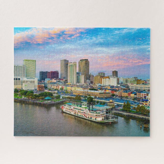 Puzzle Nouvelle-Orléans, Louisiana City View (Horizontal)