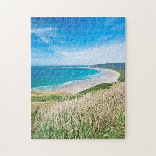 Puzzle Nouvelle-Zélande, île du Sud, Catlins, baie de Tau (Vertical)
