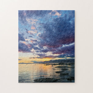 Puzzle Nouvelle-Zélande, île du Sud, Kaikoura, baie Sud