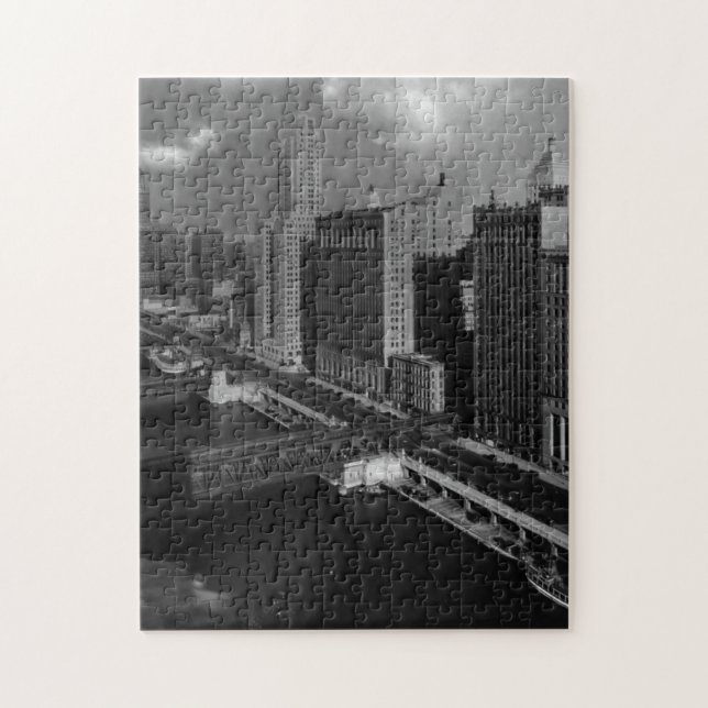Puzzle Novembre 1939 :  La ville de Chicago (Vertical)