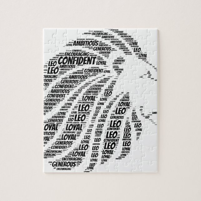 Puzzle Nuage de mot de signe de zodiaque d'astrologie de (Vertical)