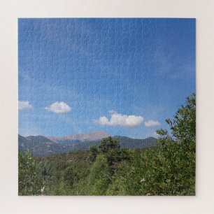 Puzzle Nuages de la chaîne de montagnes