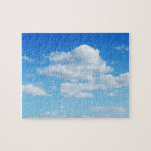 Puzzle Nuages duveteux et ciel bleu
