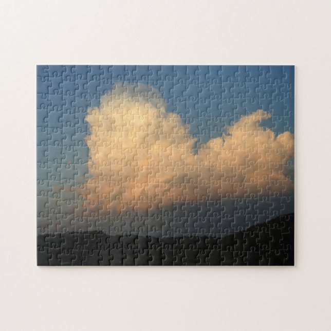Puzzle Nuages fluides dans le ciel photographie (Horizontal)