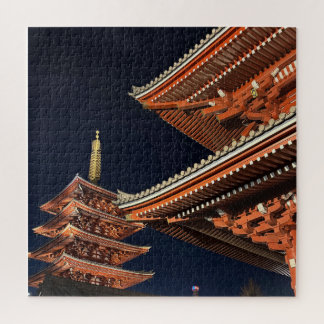 Puzzle Nuit de Kaminarimon à Tokyo Japon