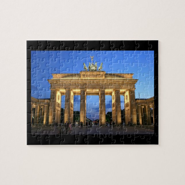 Puzzle nuit de Porte de Brandebourg (Horizontal)