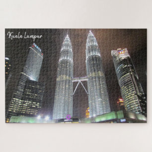 Puzzle nuit des tours jumelles Petronas