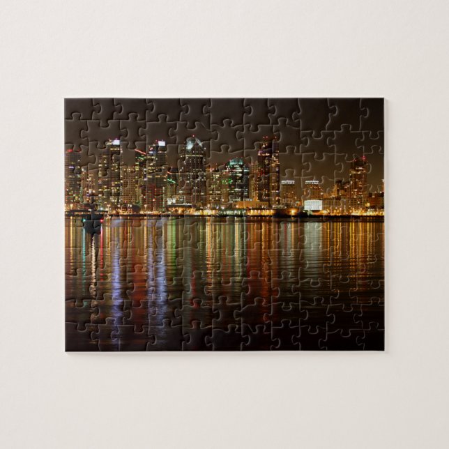 Puzzle Nuit d'horizon de San Diego (Horizontal)