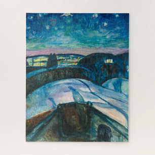Puzzle Nuit étoilée Edvard Munch Photo Print
