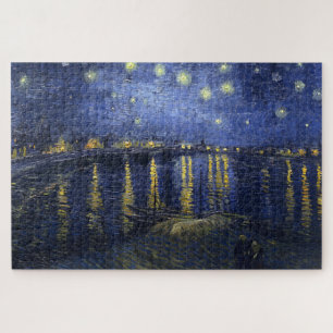 Puzzle Nuit étoilée sur le Rhône