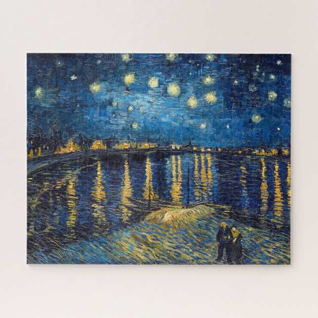 Puzzle Nuit étoilée sur le Rhône | Van Gogh | (Horizontal)