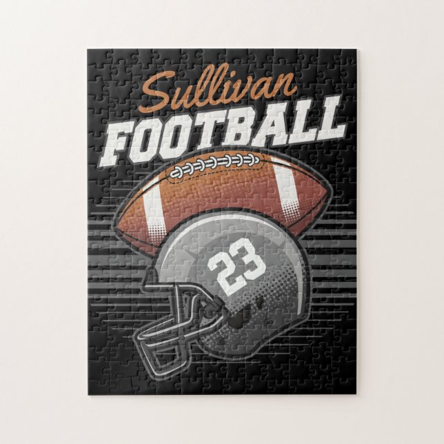 Puzzle Number Helmet (Vertical)