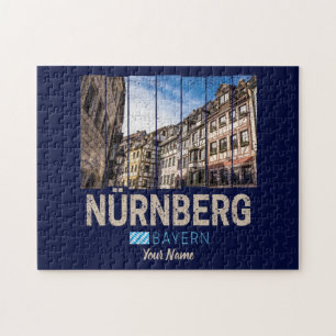 Puzzle Nuremberg Bavière Vintage Allemagne Souvenir
