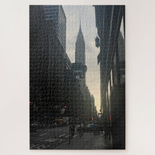 Puzzle NYC Art Déco Skyscraper Chrysler Building Sunset