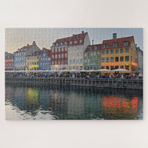 Puzzle NYHAVN QUARTIER DE DIVERTISSEMENT Copenhague Danem