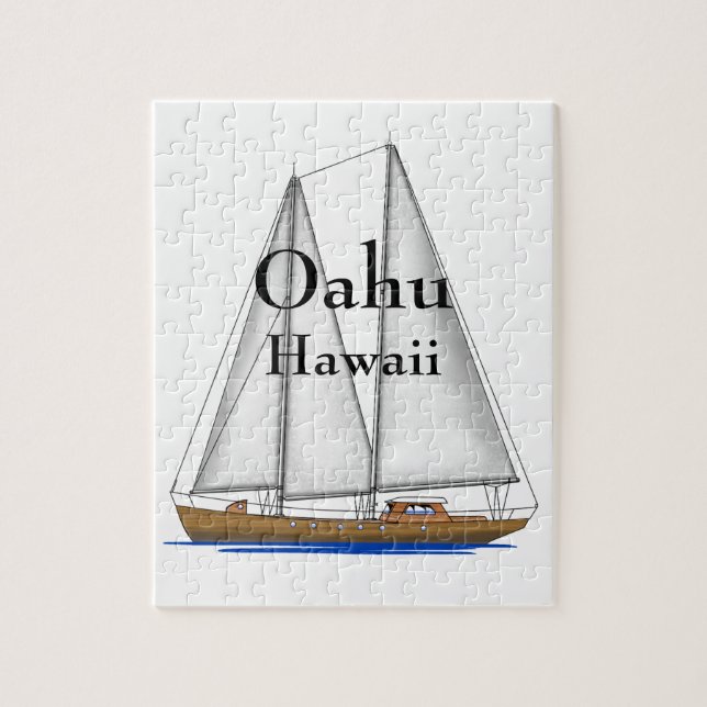 Puzzle Oahu Hawaï (Vertical)