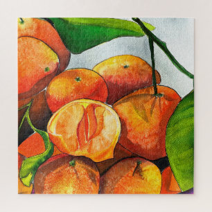 Puzzle Oaquarelle mandarine