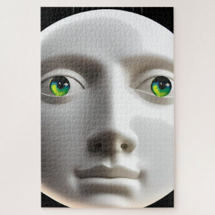 Puzzle Objet d'amour au visage lunaire