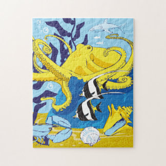 Puzzle océanique 11x14 pour les personnes aveugles