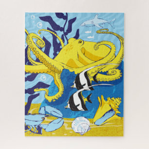 Puzzle océanique 16x20 pour les personnes aveugle