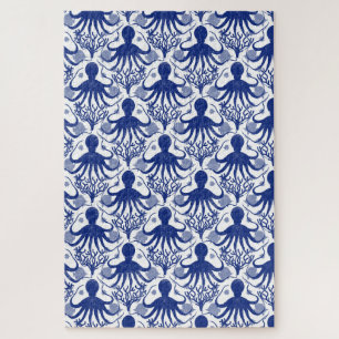 Puzzle Octopus (arrière - plan léger) difficile