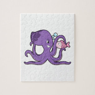 Puzzle Octopus with Fish