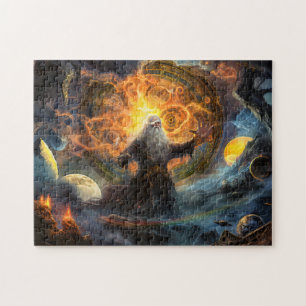 Puzzle Odin formant un nouveau monde après Ragnarök