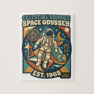 Puzzle Odyssée spatiale - Aventure cosmique pour les amou