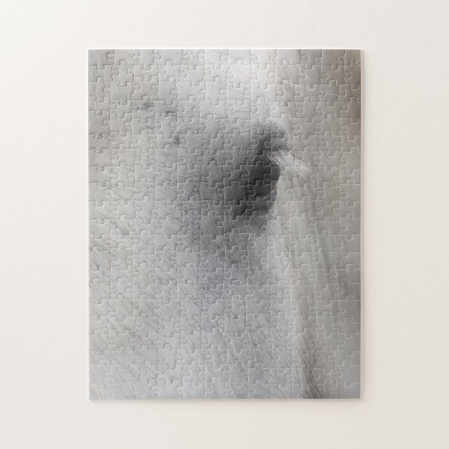Puzzle OEil blanc animal de cheval (Vertical)