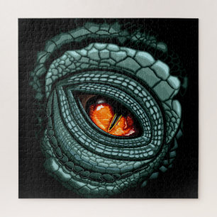 Puzzle Œil de prédateur reptile primitif