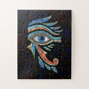 Puzzle OEil égyptien d'Horus - Pierres et or