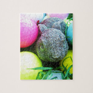 Puzzle Oeufs de Pâques, Lapin, Ballons de golf