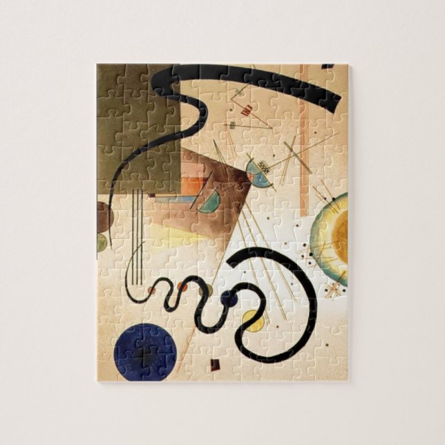 Puzzle Oeuvre Abstraite contemporaine de Kandinsky (Vertical)