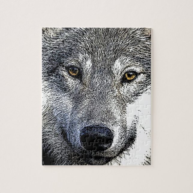 Puzzle OEuvre Wolf Eyes (Vertical)
