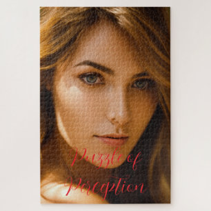 Puzzle of Perception Schönes Puzzle Mädchen