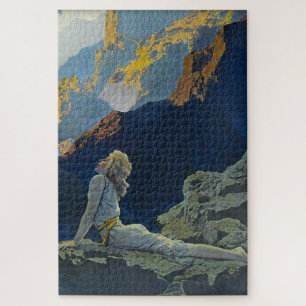 Puzzle Oies sauvages par Maxfield Parrish