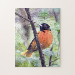 Puzzle Oiseau animal Baltimore Oriole