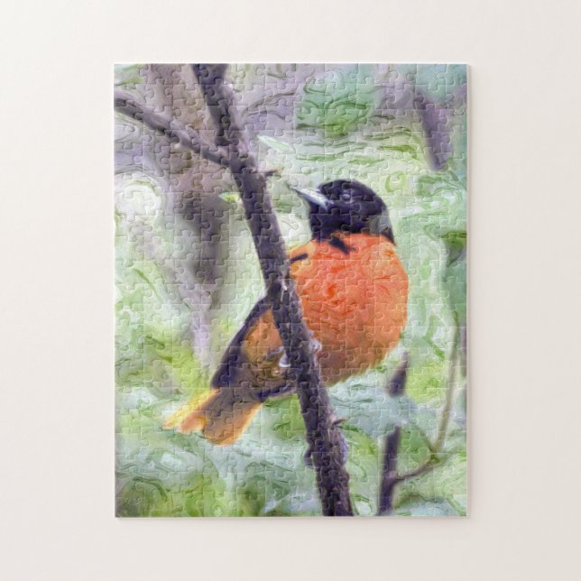 Puzzle Oiseau animal Baltimore Oriole (Vertical)