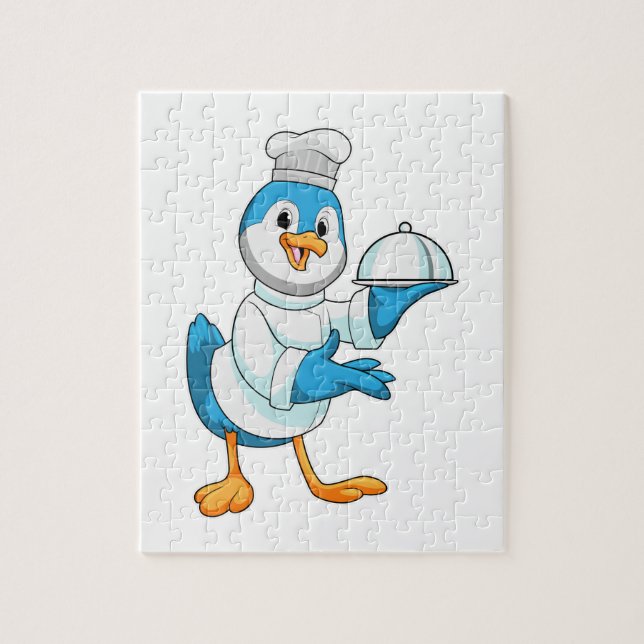 Puzzle Oiseau comme cuire avec Platter (Vertical)
