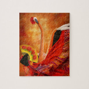 Puzzle Oiseau - Flamant - Danseur de Flamengo