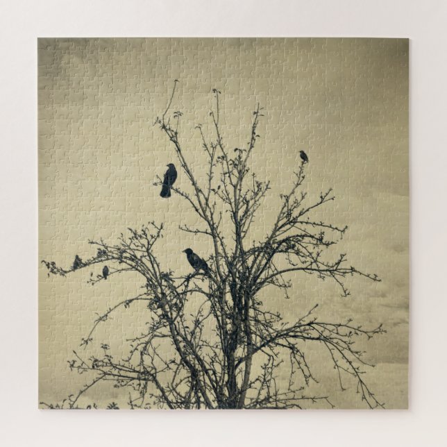 Puzzle Oiseaux dans l'arbre   -     (Vertical)