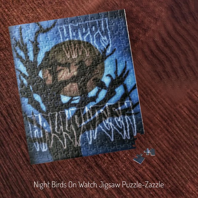 Puzzle Oiseaux de nuit à surveiller (Créateur téléchargé)