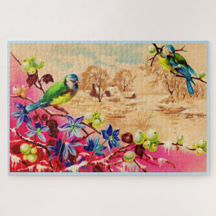 Puzzle oiseaux et baies